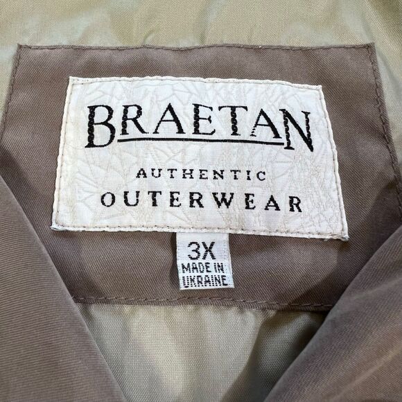 Braetan Plus 3X Beige Polyester Coat - Picture 7 of 8